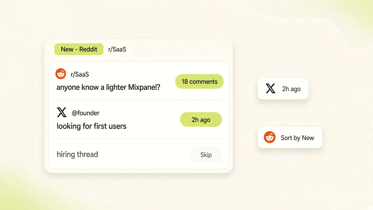 How to Find People Already Asking for Your Product on Reddit and X — Without Spamming